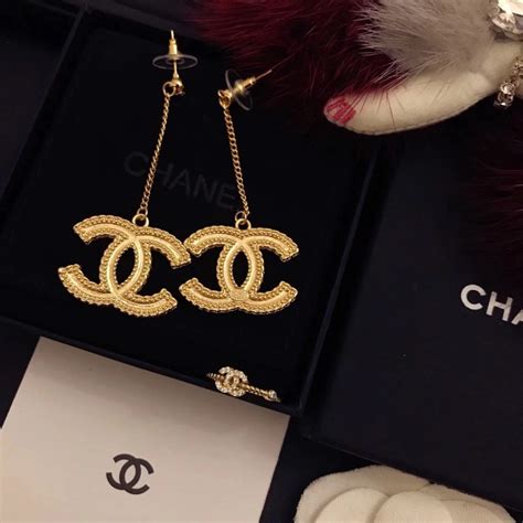 chanel earrings cheap price|chanel earrings letters price.